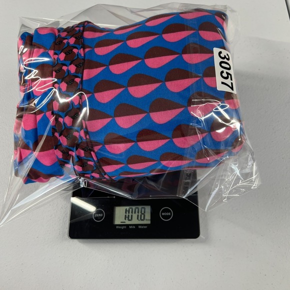 Boden Ophelia Wrap Midi Dress Womens 6 Multicolor Jersey Raindrop Geo Tie Waist - Picture 16 of 16